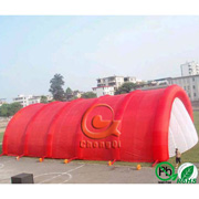 round inflatable tent